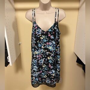 Forever 21 Black Floral Mini Dress